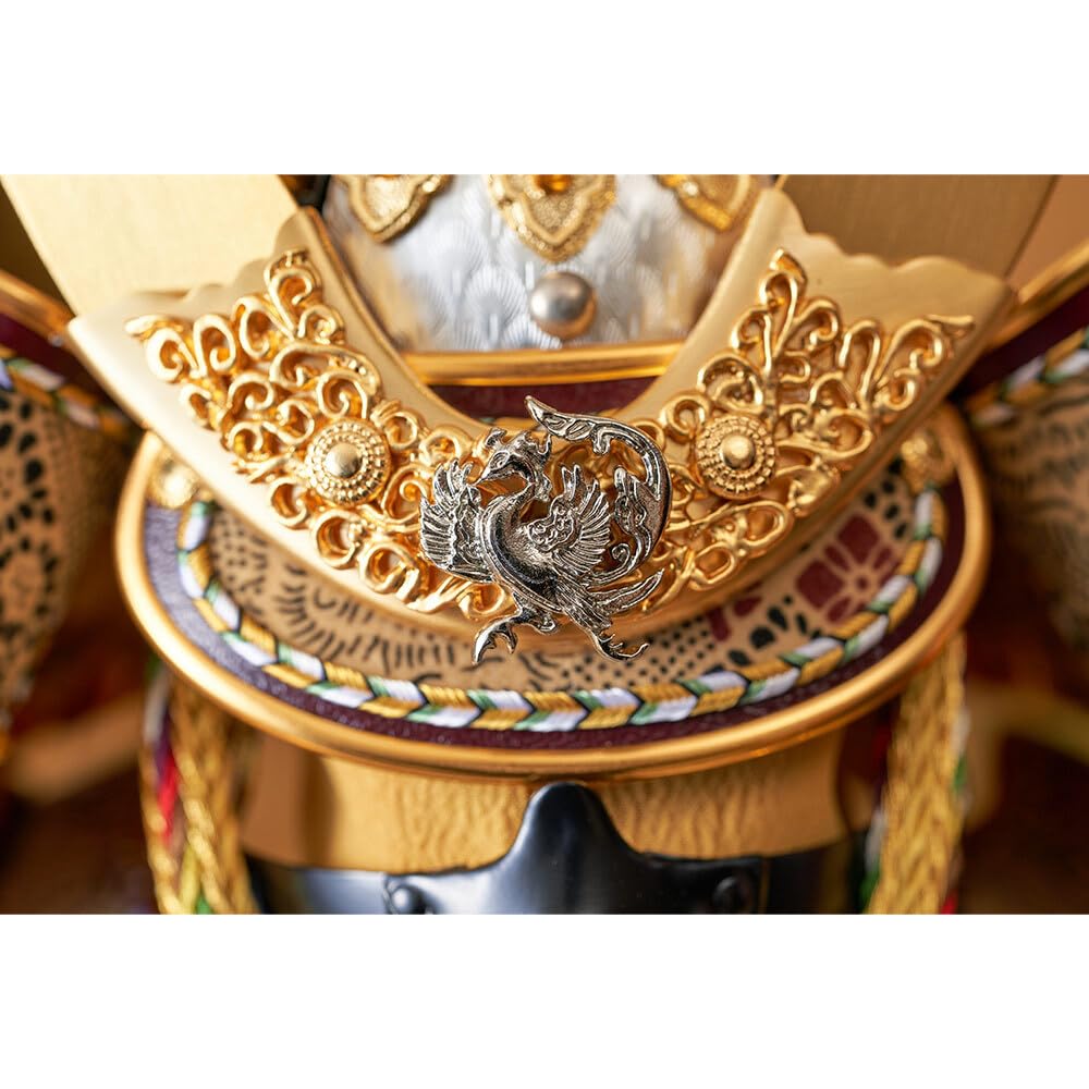 五月人形飾り　鎧兜飾り　甲冑 五月人形 鎧 / 朝比奈朔太郎 / 黒小札黒糸威大鎧7号 – 人形の鯉